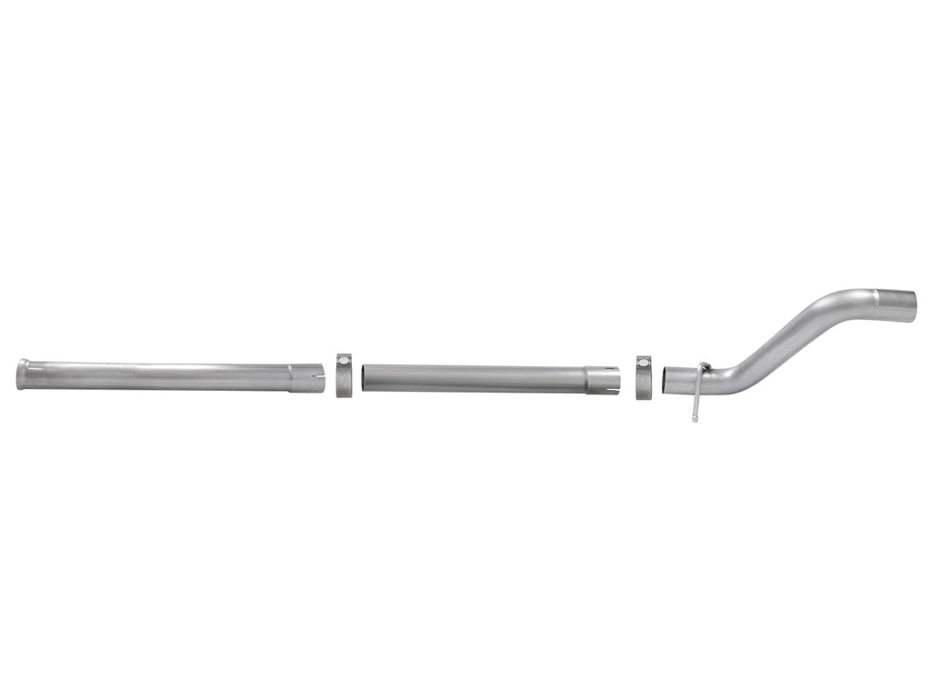 aFe aFe MACH Force-Xp 2-1/2in 409 Stainless Steel Mid-Pipe w/Resonator Delete 18+ Jeep Wrangler JL 3.6L