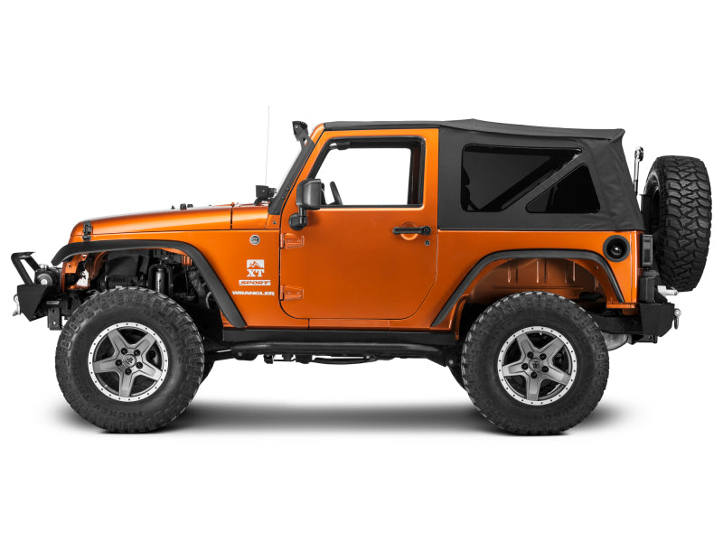 RAXJ106744-Raxiom 07-18 Jeep Wrangler JK 50-Inch LED Light Bar Windshield Mount w/ Auxiliary Bracket-Light Bars & Cubes-Raxiom