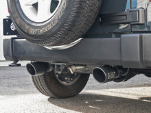 Load image into Gallery viewer, aFe aFe Rebel Series 2.5in 409 SS Cat-Back Exhaust w/ Black Tips 2007+ Jeep Wrangler (JK) V6 3.6L/3.8L