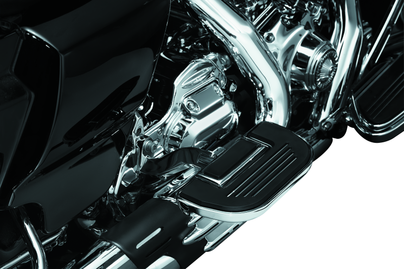 KUR4351-Kuryakyn Premium Ribbed Floorboards Without Adapter Chrome-Footpegs-Kuryakyn