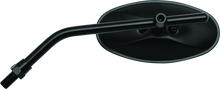 Load image into Gallery viewer, BKM600805-BikeMaster Adjustable Oval Mirror 10mm - Each - Black-Side Mirrors-Bike Master
