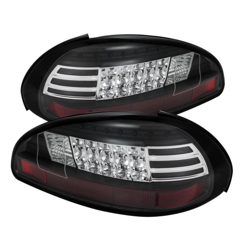 SPY5007148-Spyder Pontiac Grand Prix 97-03 LED Tail Lights Black ALT-YD-PGP97-LED-BK-Tail Lights-SPYDER