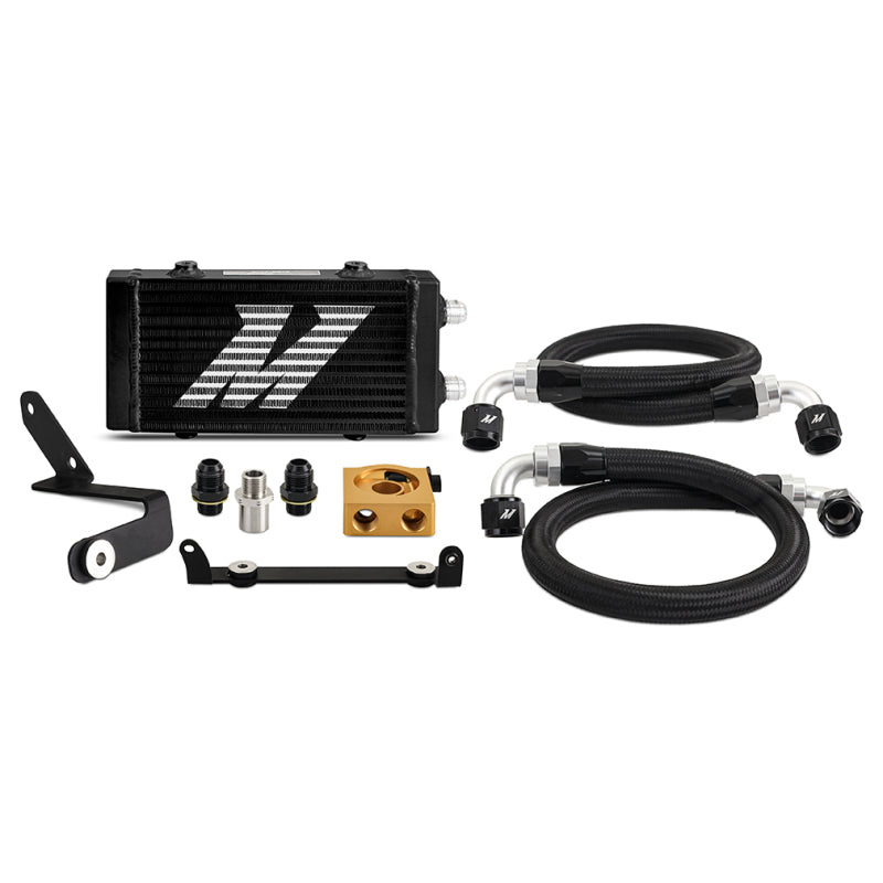 Mishimoto 2023+ Toyota GR Corolla Oil Cooler Kit - Thermostatic - Black-Oil Coolers-Mishimoto