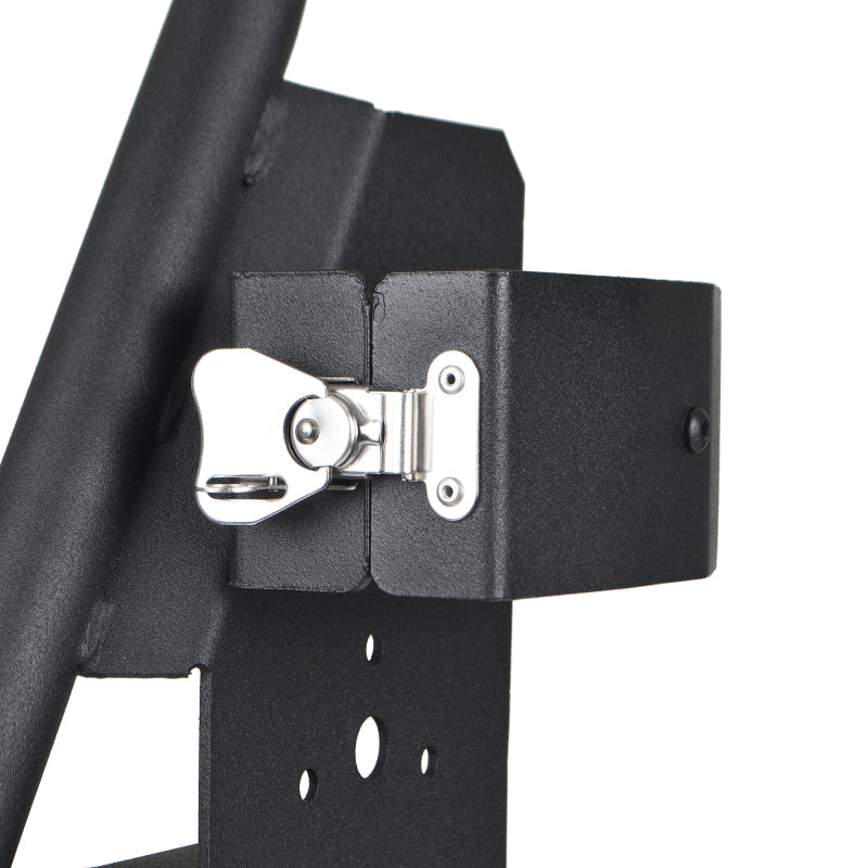 GOR701011T-Go Rhino 18-24 Jeep Wrangler JL/JLU/JT Front Fender Jack Mount for Hi-Lift Jack - Tex. Blk-Jacks-Go Rhino