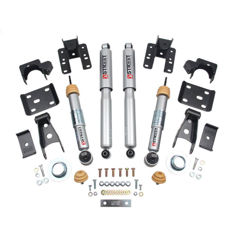 Belltech LOWERING KIT 16.5-17 Chevy Silverado All Cabs 4WD 2inF/2inR-Lowering Kits-Belltech