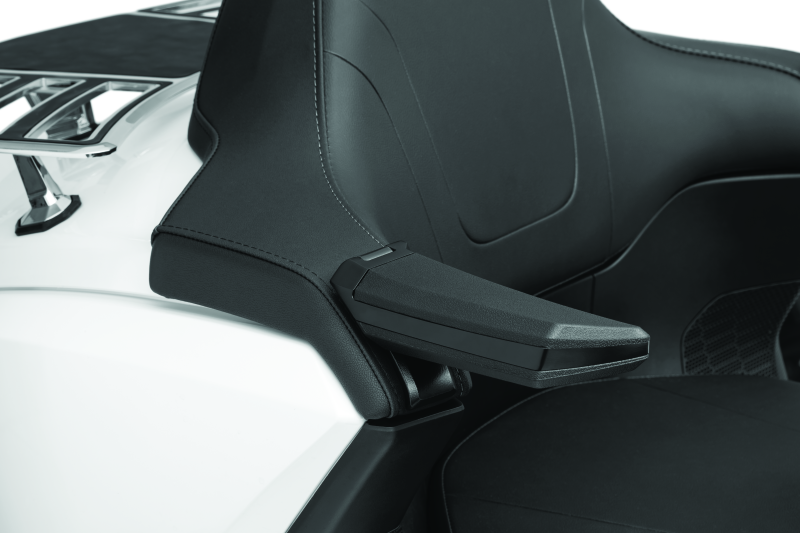 KUR6770-Kuryakyn Omni Passenger Armrests Black-Armrests-Kuryakyn