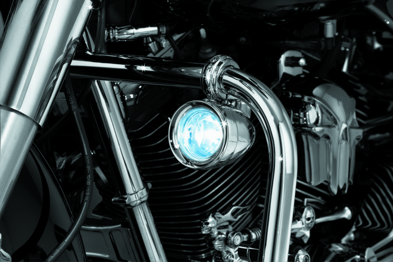 KUR5019-Kuryakyn Engine Guard Mounted Drive Light-Driving Lights-Kuryakyn