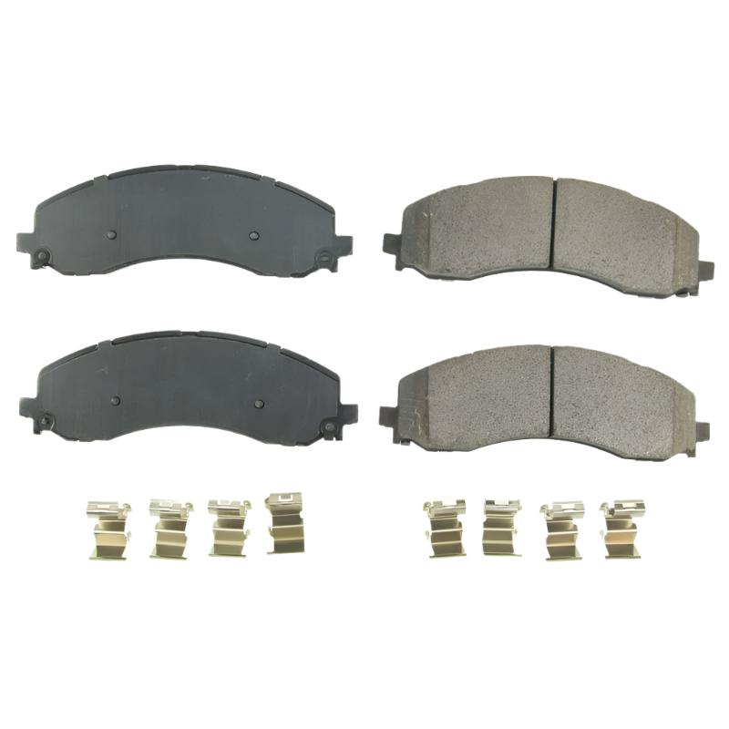 PSB17-2223-Power Stop 2019 Ram 2500 Front Z17 Evolution Ceramic Brake Pads w/Hardware-Brake Pads - OE-PowerStop