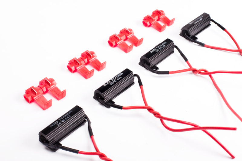 Diode Dynamics LED Resistor Kit Set of 4-Light Accessories and Wiring-Diode Dynamics