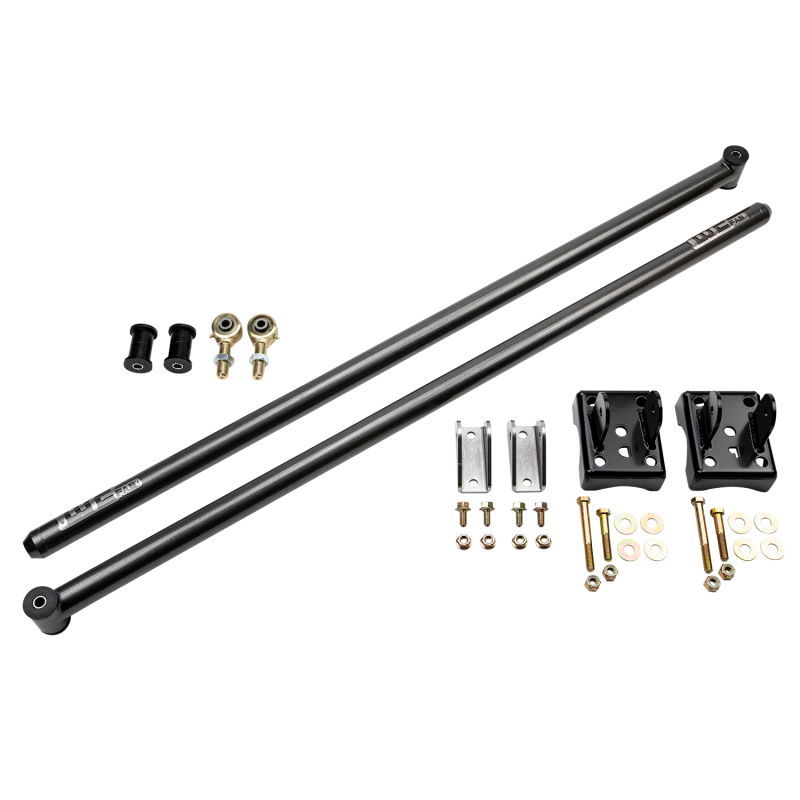 WCFWCF100850-GB-Wehrli 01-10 Duramax RCLB/CCSB/ECSB 60in Traction Bar Kit - Gloss Black-Suspension Arms & Components-Wehrli