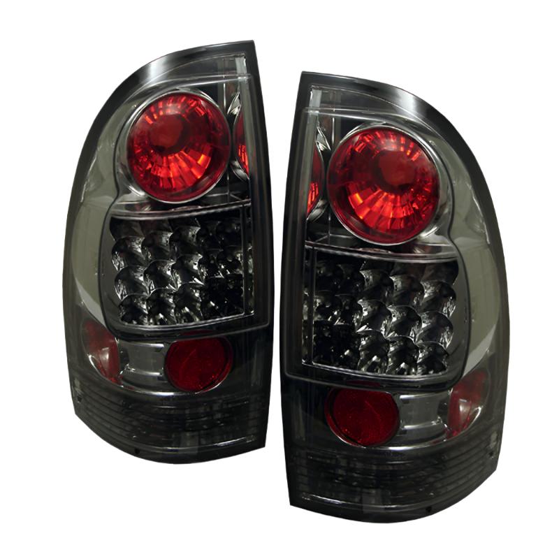 SPY5007957-Spyder Toyota Tacoma 05-15 LED Tail Lights Smoke ALT-YD-TT05-LED-SM-Tail Lights-SPYDER