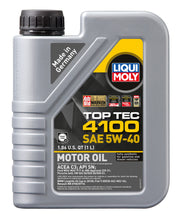 Load image into Gallery viewer, LIQUI MOLY 1L Top Tec 4100 Motor Oil SAE 5W40-Motor Oils-LIQUI MOLY