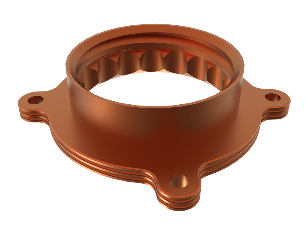 aFe aFe Silver Bullet Throttle Body Spacers TBS 22-23 Toyota GR86 H4-2.4L - Orange