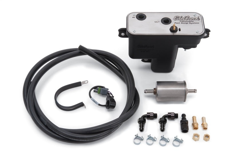 EDE36031-Edelbrock Fuel System Universal Fuel Sump Module Adjustable 255 LPH-Fuel Tanks-Edelbrock