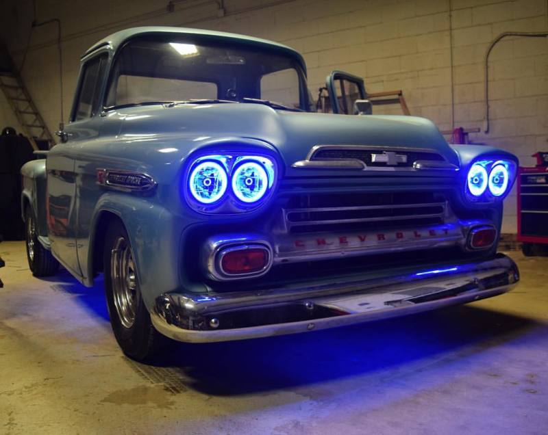 Oracle Pre-Installed Lights 5.75 IN. Sealed Beam - Red Halo-Headlights-ORACLE Lighting