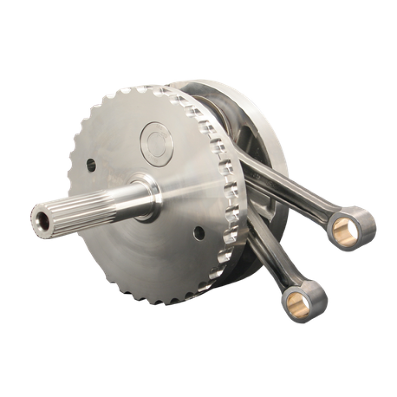 S&S Cycle 2007+ BT 4-3/8in Stroke Flywheel Assembly w/ Sprocket Shaft Bearing Race-Flywheels-S&S Cycle