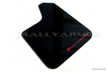 Load image into Gallery viewer, RALMF12-UR-BLK-RD-LRT-Rally Armor Universal UR Black Mud Flap Red Logo - Pair-Mud Flaps-Rally Armor