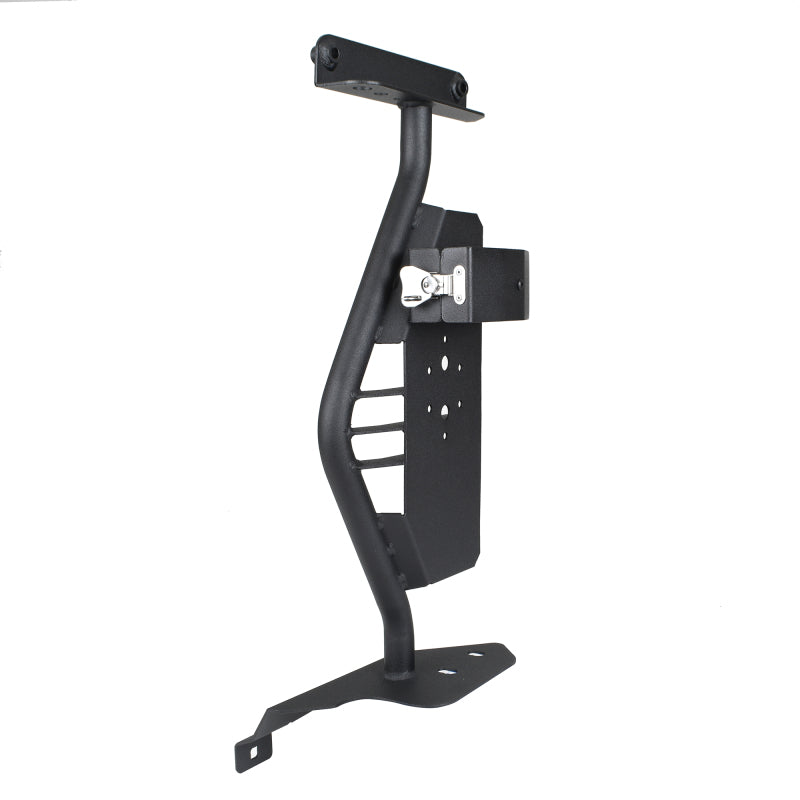 GOR701011T-Go Rhino 18-24 Jeep Wrangler JL/JLU/JT Front Fender Jack Mount for Hi-Lift Jack - Tex. Blk-Jacks-Go Rhino