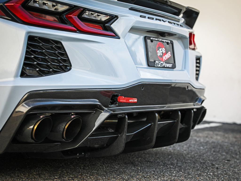 aFe AFE 20-24 Chevrolet C8 Corvette Rear Tow Hook - Red