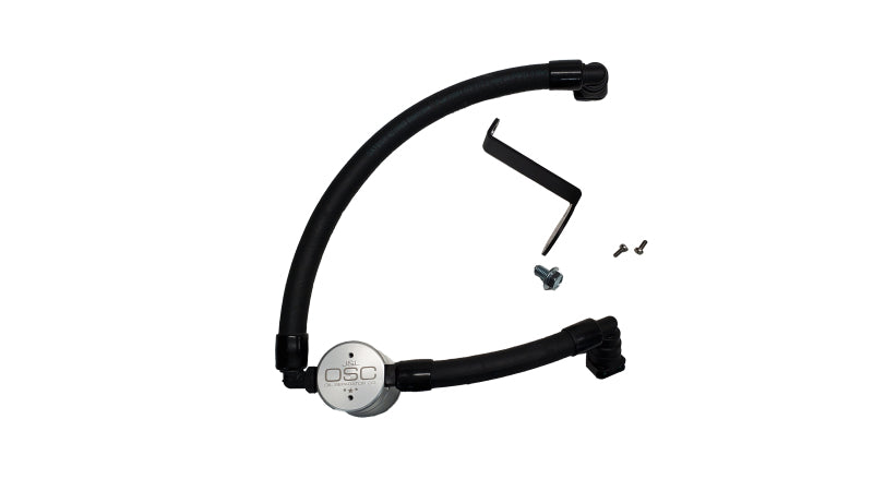 JLT3079P-C-J&L 17-20 Lincoln Continental/MKZ 3.0L EcoBoost Passenger Side Oil Separator 3.0 - Clear Anodized-Oil Separators-J&L