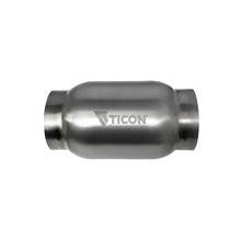 Load image into Gallery viewer, TIC115-06323-0004-Ticon Industries 3.5in Body x 12in Length 2.5in Inlet/Outlet Titanium Bullet Resonator-Resonators-Ticon