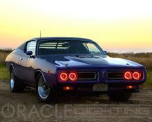 Load image into Gallery viewer, Oracle Pre-Installed Lights 5.75 IN. Sealed Beam - Red Halo-Headlights-ORACLE Lighting