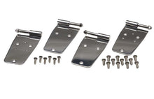 Load image into Gallery viewer, Kentrol 76-93 Jeep CJ/Wrangler YJ Door Hinge Set 4 Pieces - Polished Silver-Doors-Kentrol