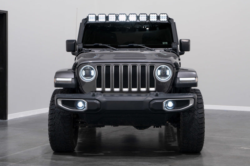 DIODD5165-Diode Dynamics 18-23 Jeep JL Wrangler Elite Max LED Headlamps-Light Accessories and Wiring-Diode Dynamics