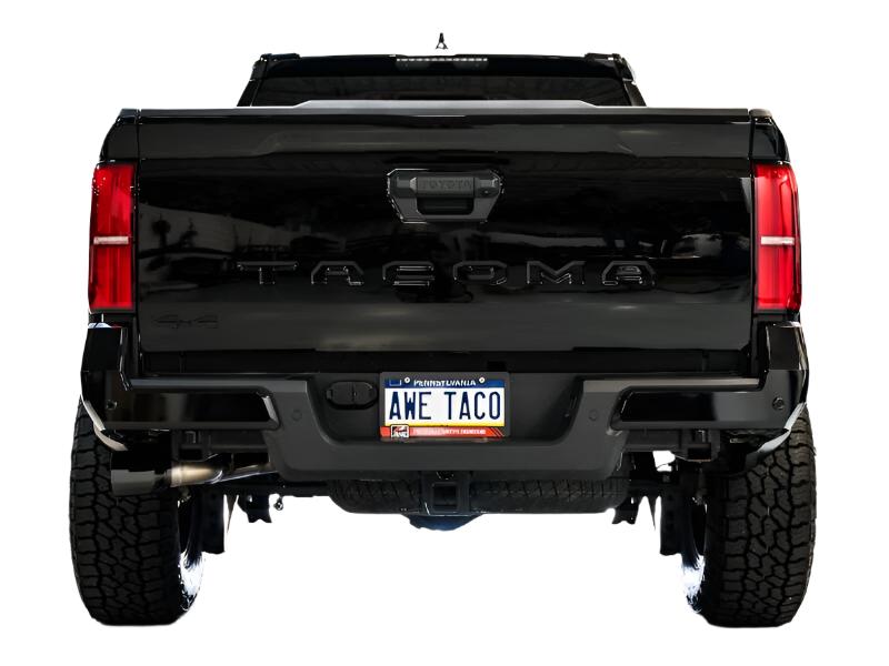 AWE3015-33254-AWE Exhaust for 4th Gen Toyota Tacoma Dual Diamond Black Tips-Catback-AWE Tuning