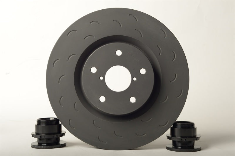 Hawk Talon 2009 Cadillac CTS V Brembo Caliper Slotted-Only Rear Brake Rotor Set-Brake Rotors - Slot & Drilled-Hawk Performance