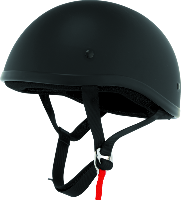 SKL646633-Skid Lids Original Helmet Flat Black - Large-Helmets and Accessories-Skid Lid