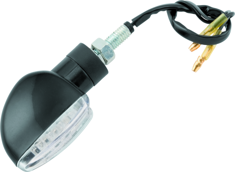 BKM266228-BikeMaster LED Spade Pair - Black-Sidemarkers & Indicators-Bike Master