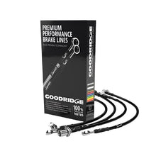 Load image into Gallery viewer, GRI12339BKC-Goodridge 2016+ Ford Focus RS MK3 Phantom Stainless Steel Brake Lines-Brake Line Kits-Goodridge