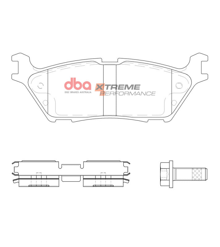 DBA 18-20 Ford Expedition Rear XP Performance Brake Pads DBA DBADB15123XP