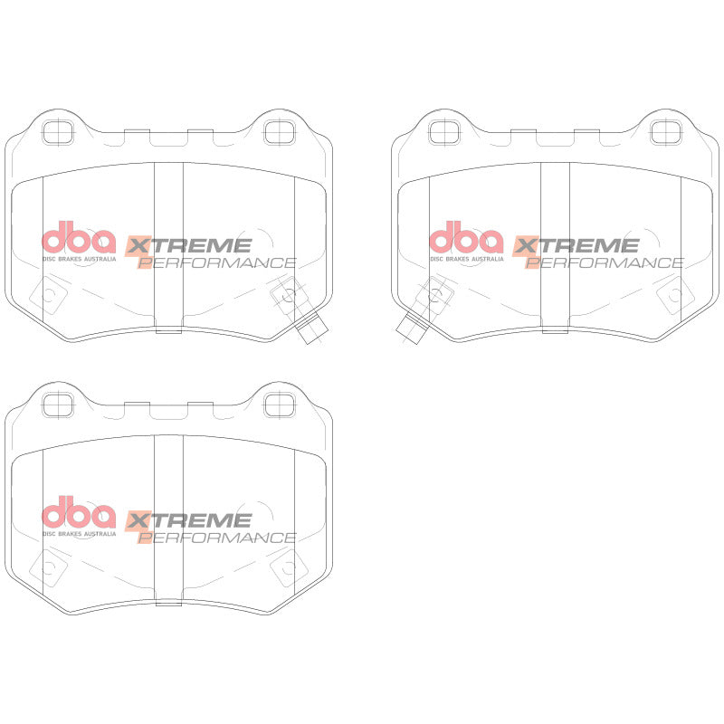 DBA 18-21 Subaru WRX STI (w/Brembo Calipers) XP Performance Rear Brake Pads DBA DBADB15007XP