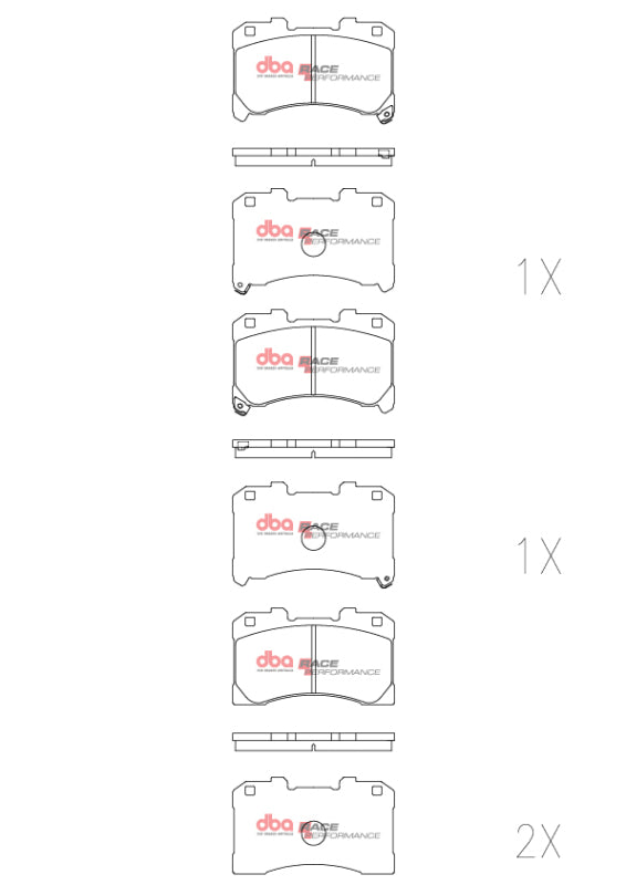 DBA 2022+ Toyota GR Corolla RP Performance Front Brake Pads DBA DBADB15147RP