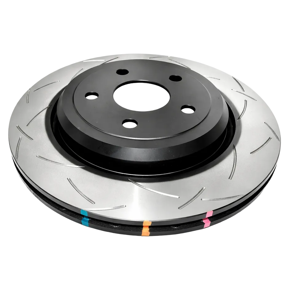 DBA T3 4000 Series slotted rear rotor full view