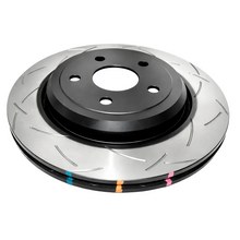 Load image into Gallery viewer, DBA T3 4000 Series slotted rear rotor full view