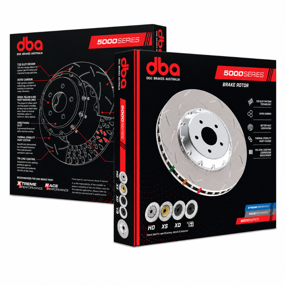 DBA 5000 Series floating front brake rotor with aluminum hat for Chevrolet Camaro ZL1