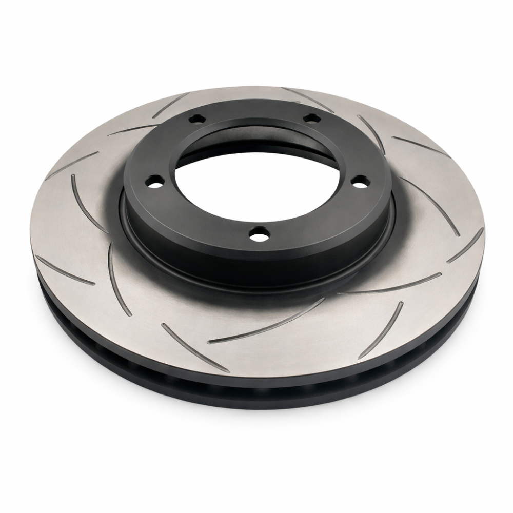 DBA T2 Street Series slotted front brake rotor full view