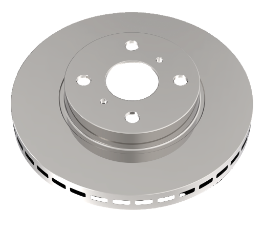 DBA Street Series standard front rotor DBA798 for Ford Super Duty on white background
