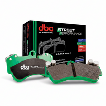 Load image into Gallery viewer, DBA DB2703SP Street Performance rear brake pad set for Ram heavy duty trucks, chamfered and slotted with shims