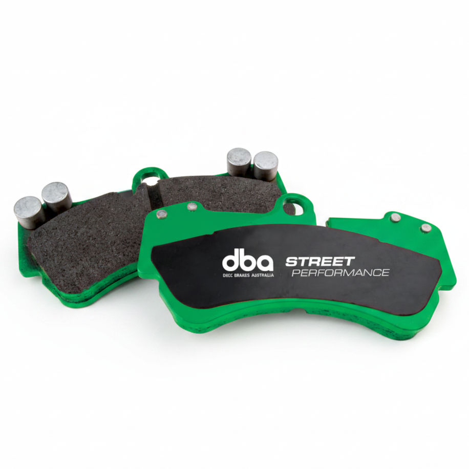 DBA DB2703SP Street Performance rear brake pad set for Ram heavy duty trucks, chamfered and slotted with shims, view 2
