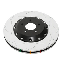 Load image into Gallery viewer, DBA 5000 Series T3 slotted 2-piece front brake rotor black full view