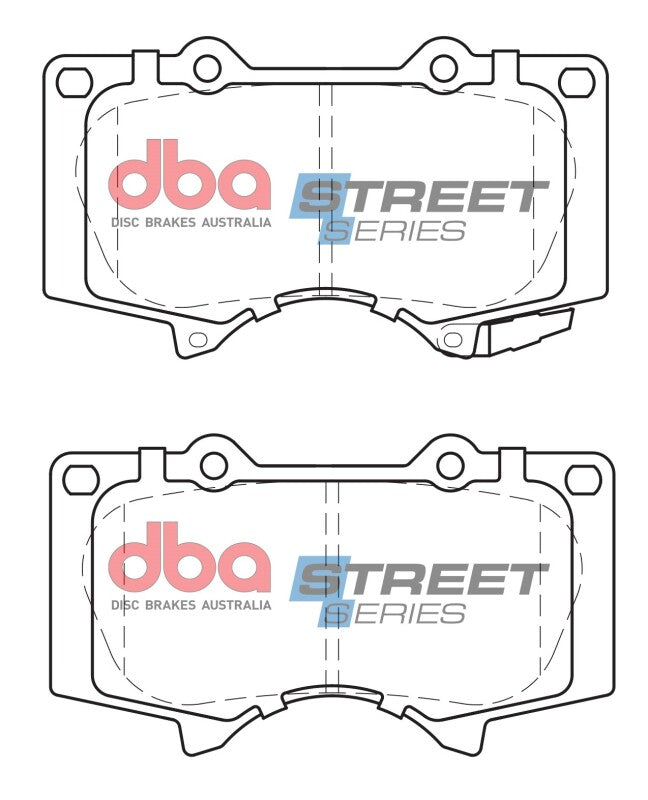 DBA 10+ Lexus GX460 Street Series Front Brake Pads - DBA DB1482SS