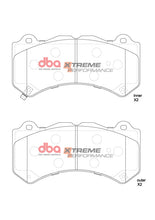 Load image into Gallery viewer, DBA 18-22 Jeep Grand Cherokee Trackhawk XP Performance Front Brake Pads - DBA DB15039XP