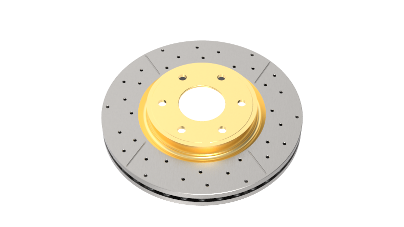 DBA 05-08 Legacy GT Front Drilled & Slotted Street Series Rotor - DBA DBA2650X-10