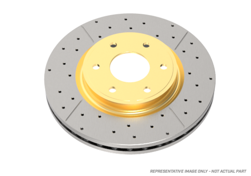 DBA 08-10 STi/2017 BRZ w/Perf. Pkg. Rear Dual-Drilled Street Series Rotor - DBA DBA2656X-10