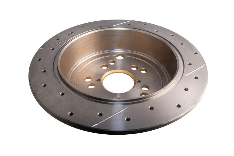 DBA 12+ Subaru/Scion BRZ/FR-S (AU Spec) 10 Lug Slot Rear Drilled & Slotted Street Series Rotors - DBA DBA2659X-10