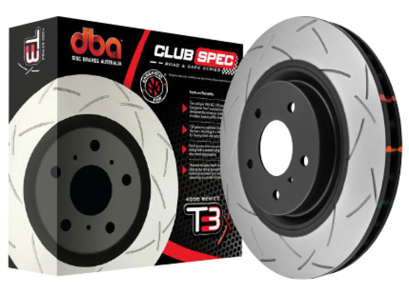 DBA 2020+ Chevrolet Corvette C8 J55 Z51 Front Slotted 4000 Series Rotor - DBA DBA43928S